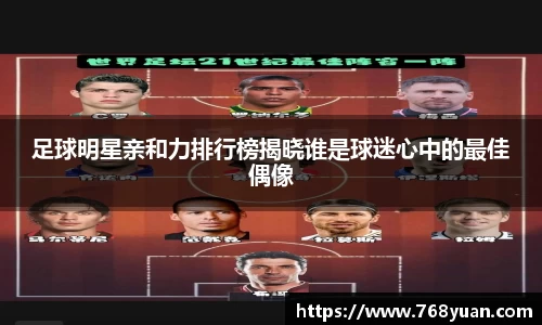 足球明星亲和力排行榜揭晓谁是球迷心中的最佳偶像
